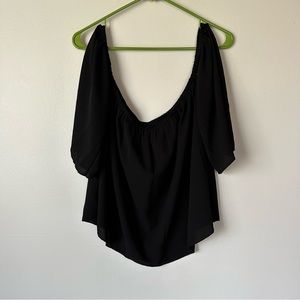 Off the Shoulder 3/4 bell sleeve Blouse